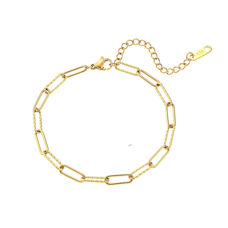 Pulseira Corrente Delicada Banhada em Ouro 18k