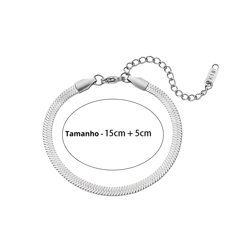 Conjunto Colar e Pulseira Minimalista